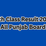 11th Class Result 2024 all Punjab Boards